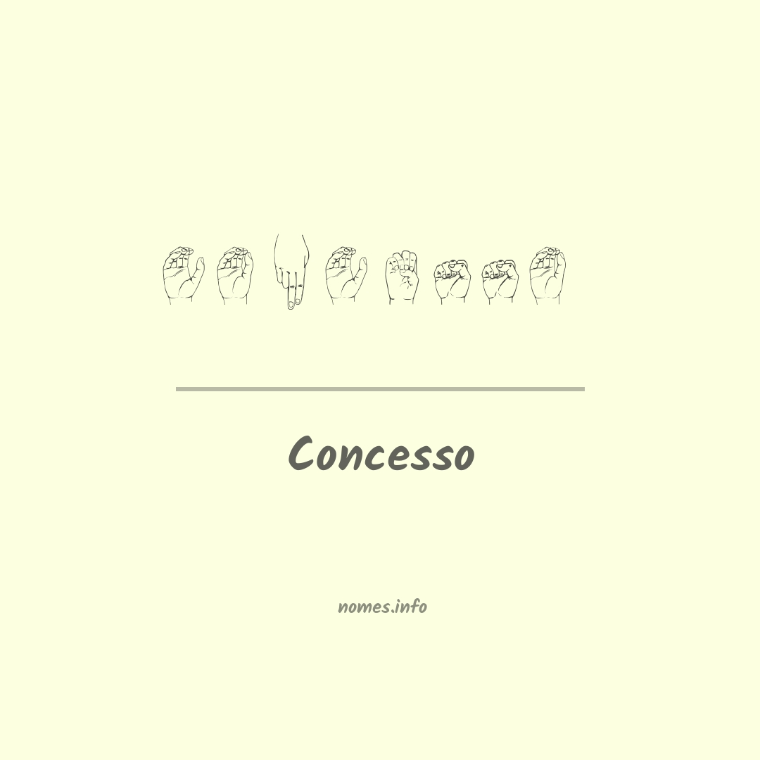 Concesso em Libras