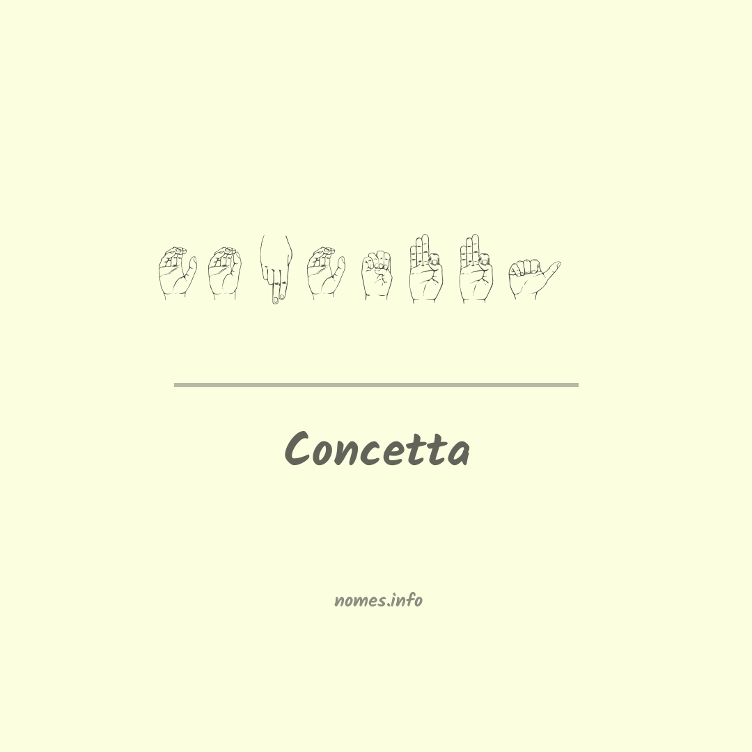 Concetta em Libras