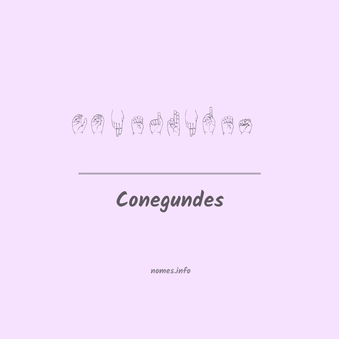 Conegundes em Libras