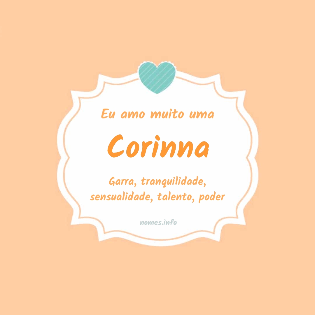 Eu amo muito Corinna