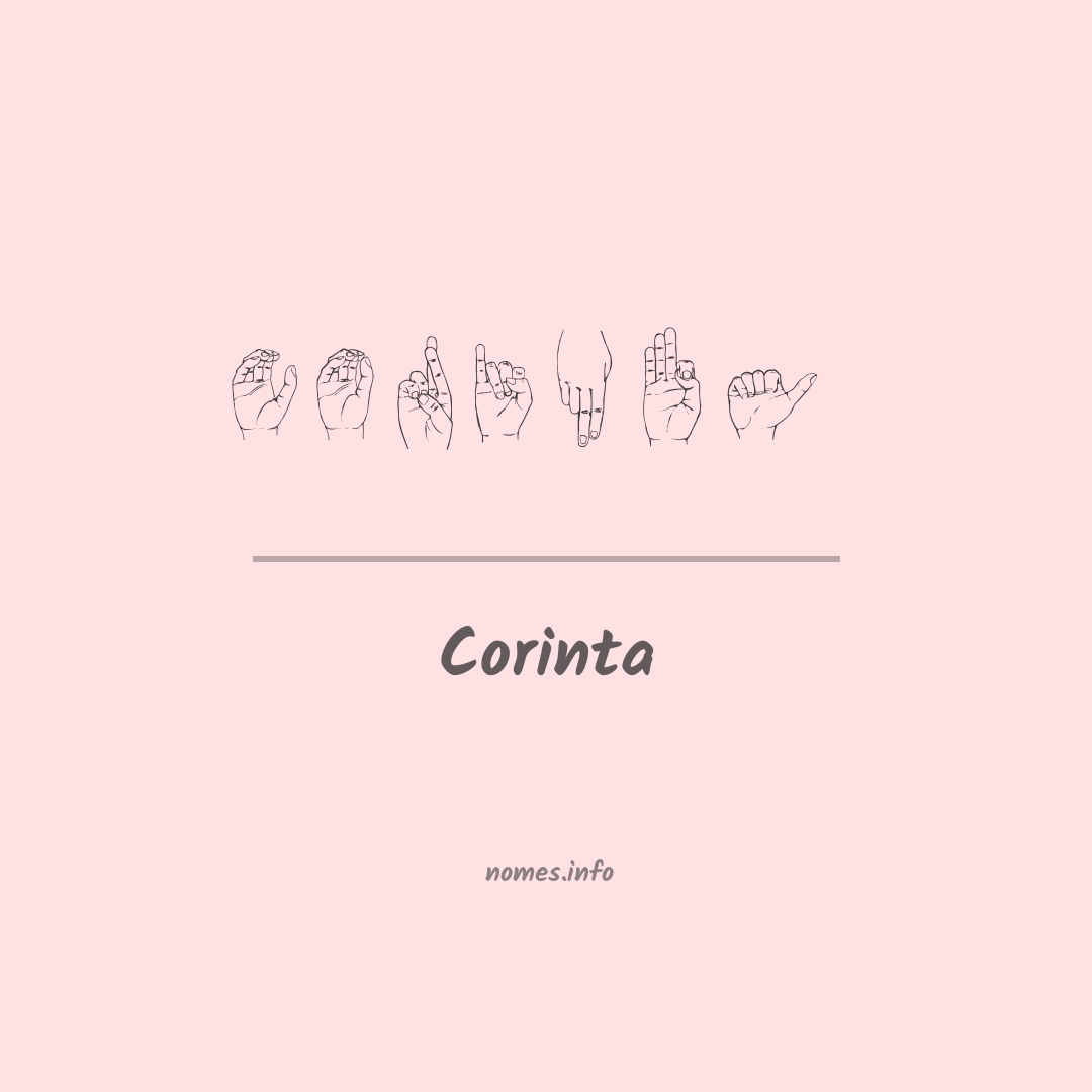 Corinta em Libras