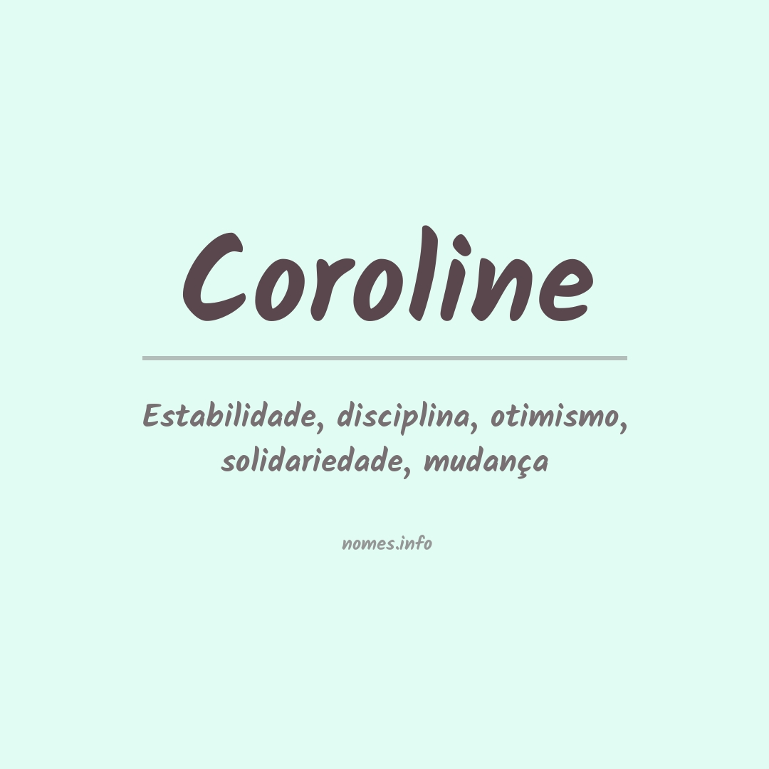 Significado do nome Coroline
