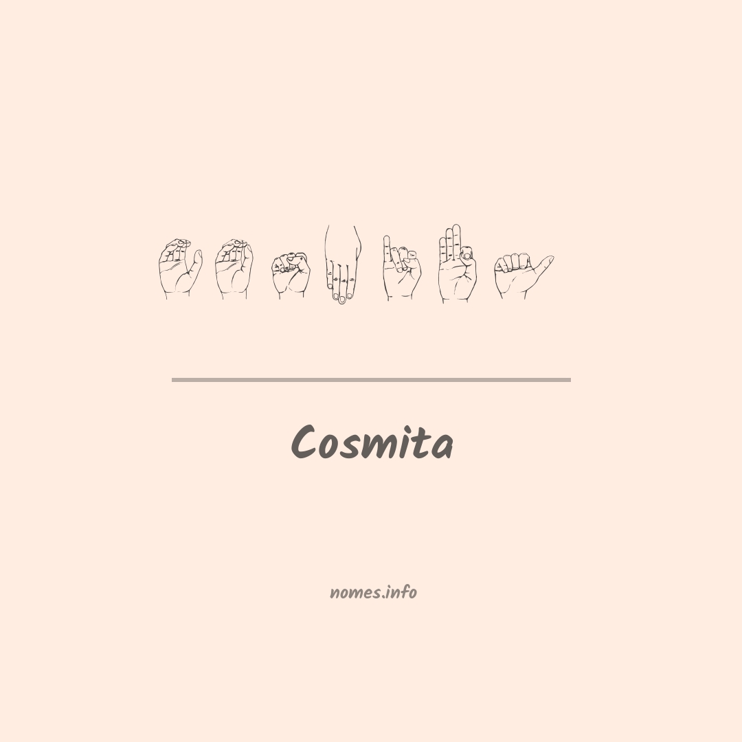 Cosmita em Libras