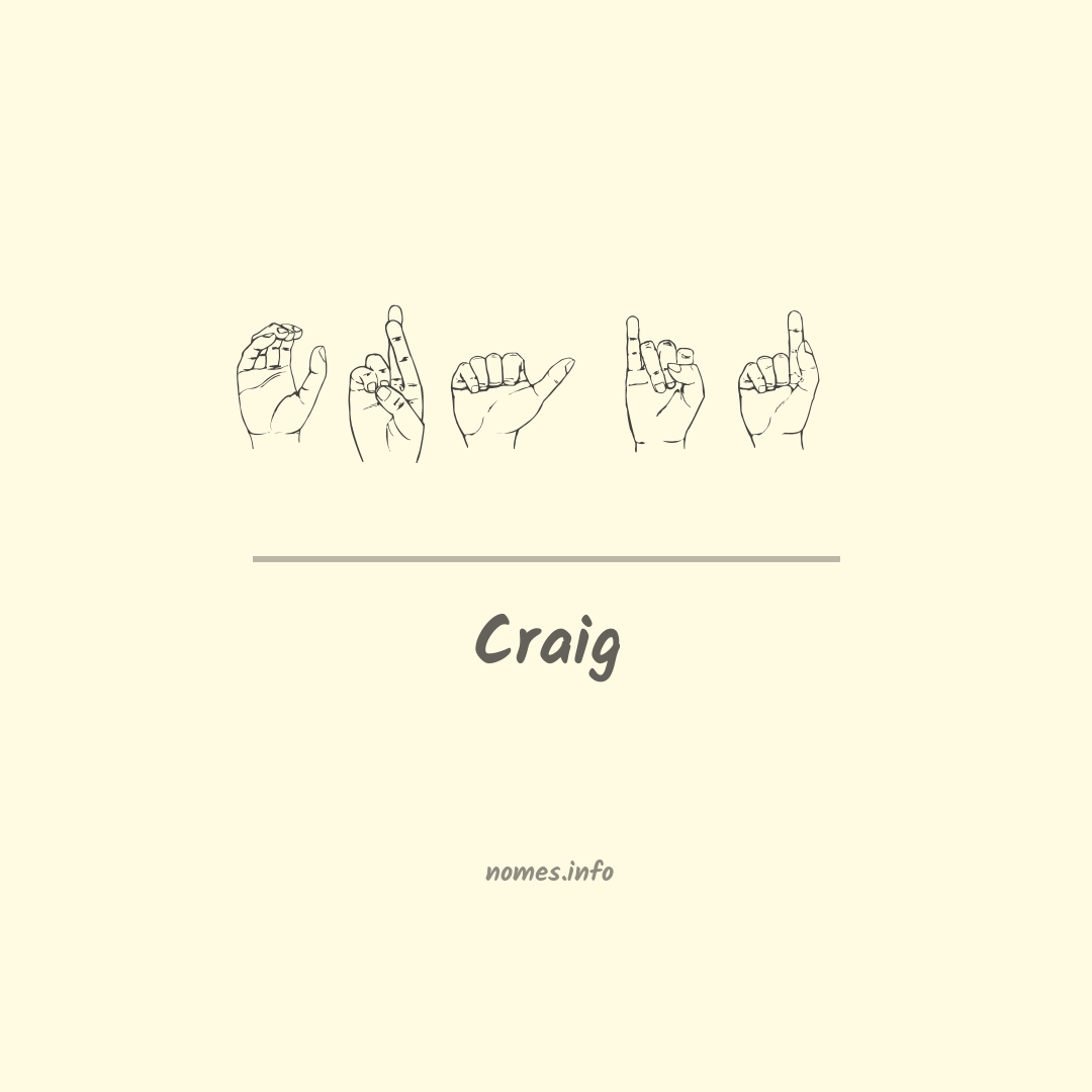 Craig em Libras
