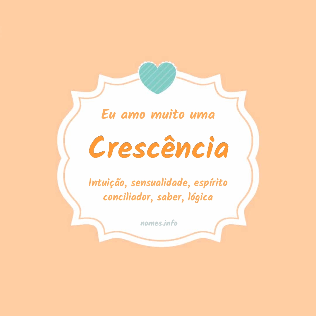 Eu amo muito Crescência