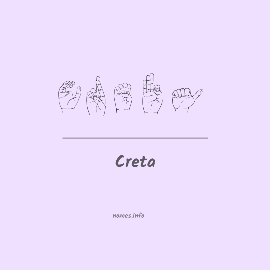 Creta em Libras