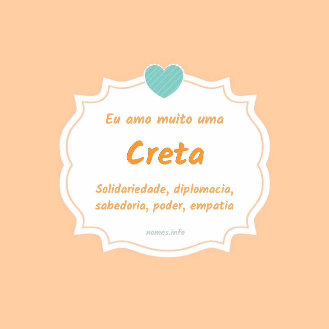 Eu amo muito Creta