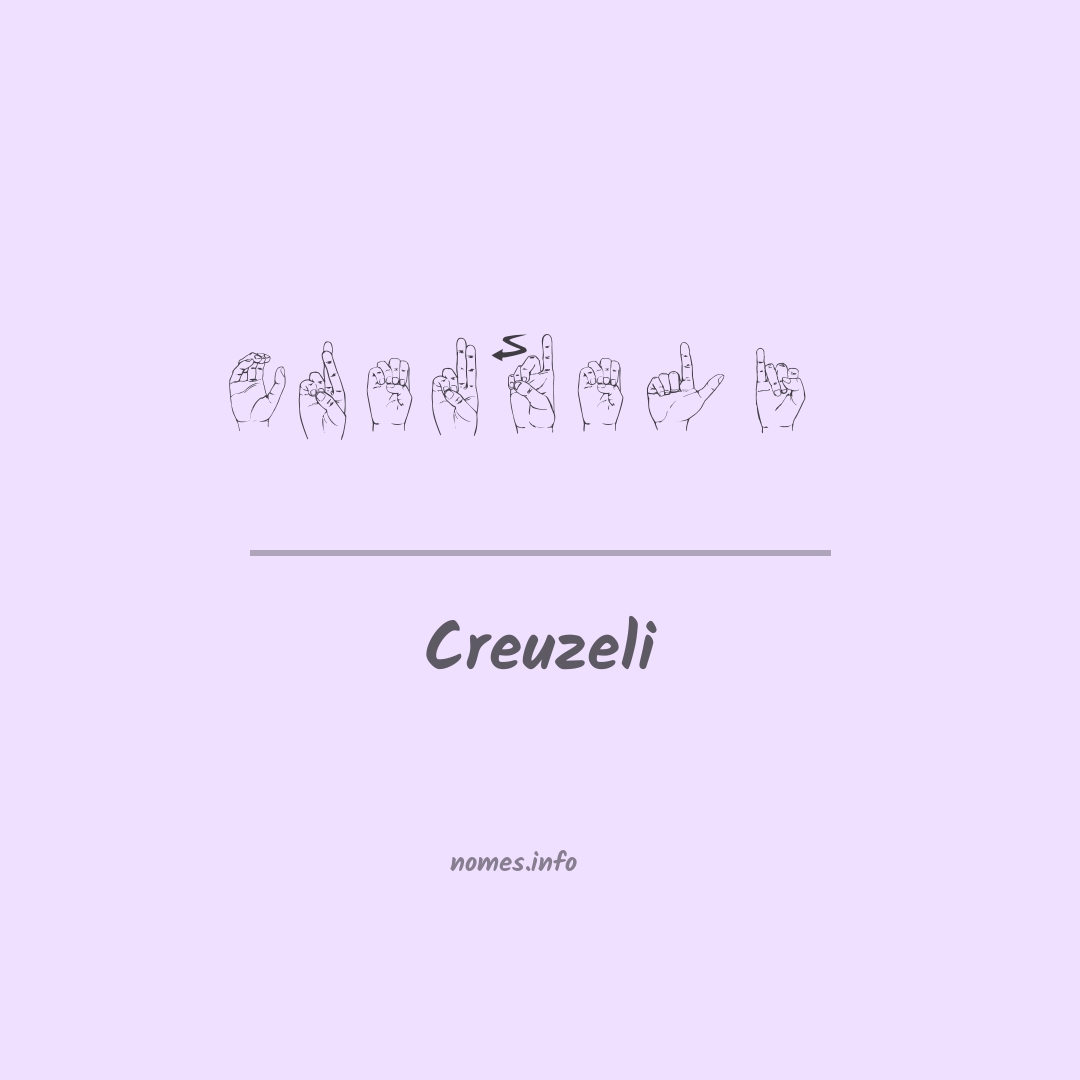 Creuzeli em Libras