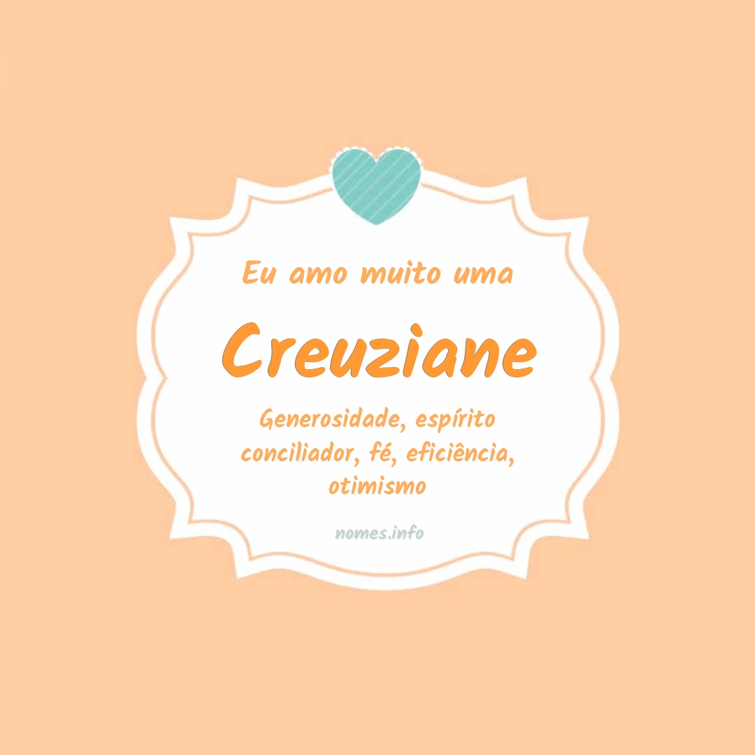 Eu amo muito Creuziane