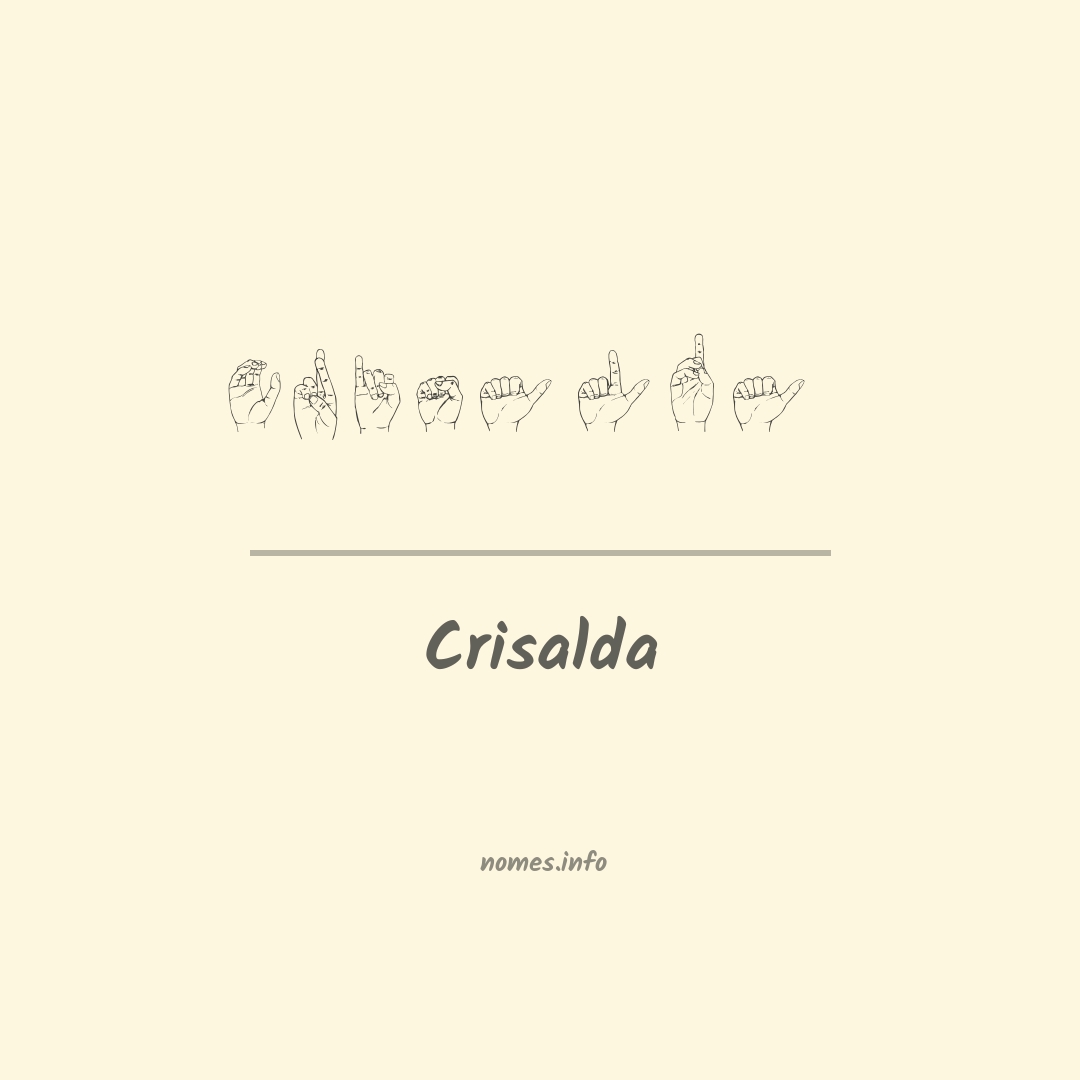 Crisalda em Libras