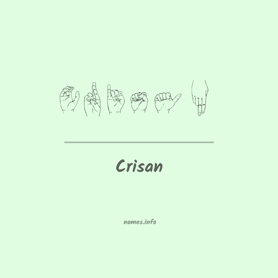Crisan em Libras