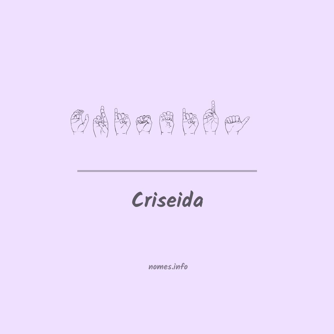 Criseida em Libras