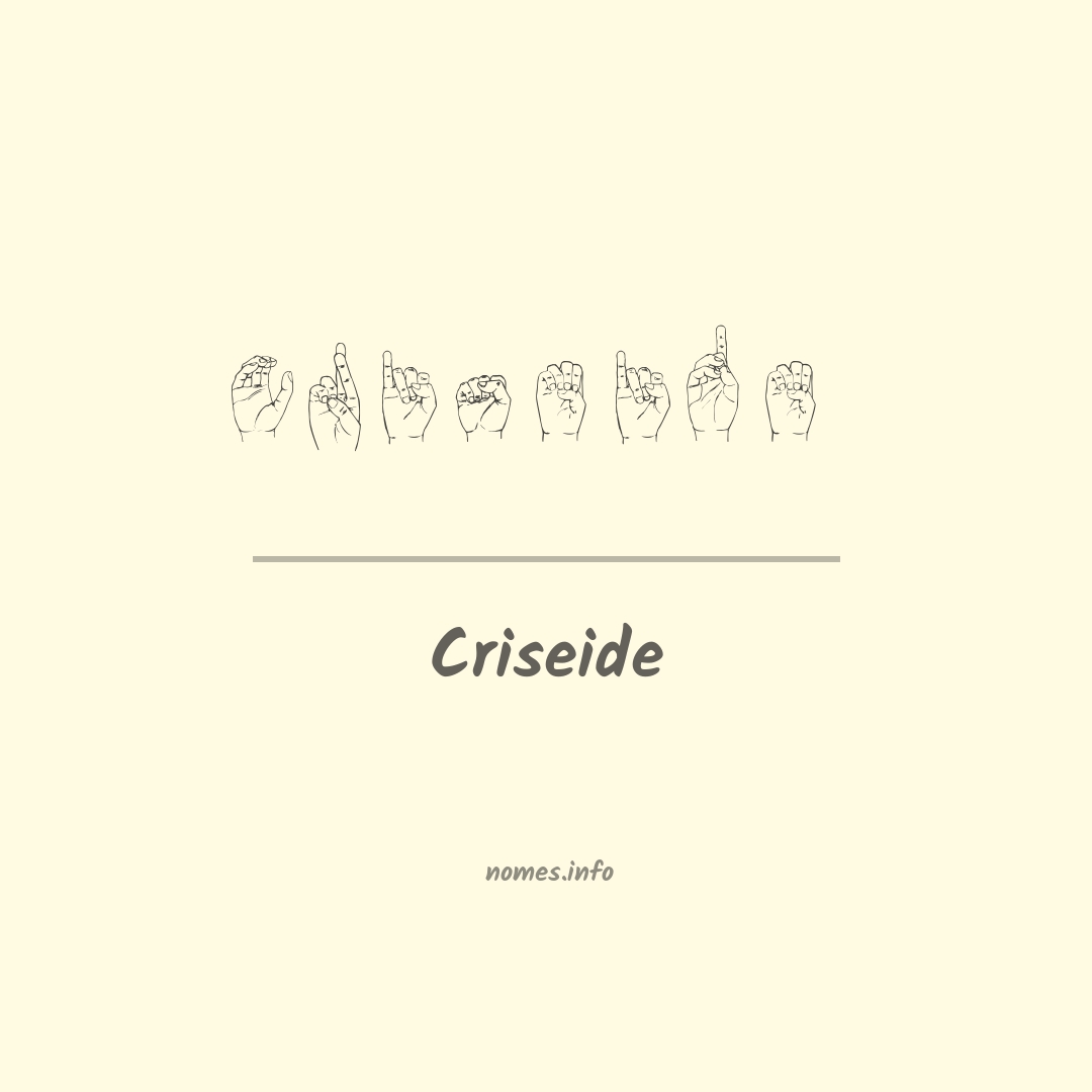 Criseide em Libras