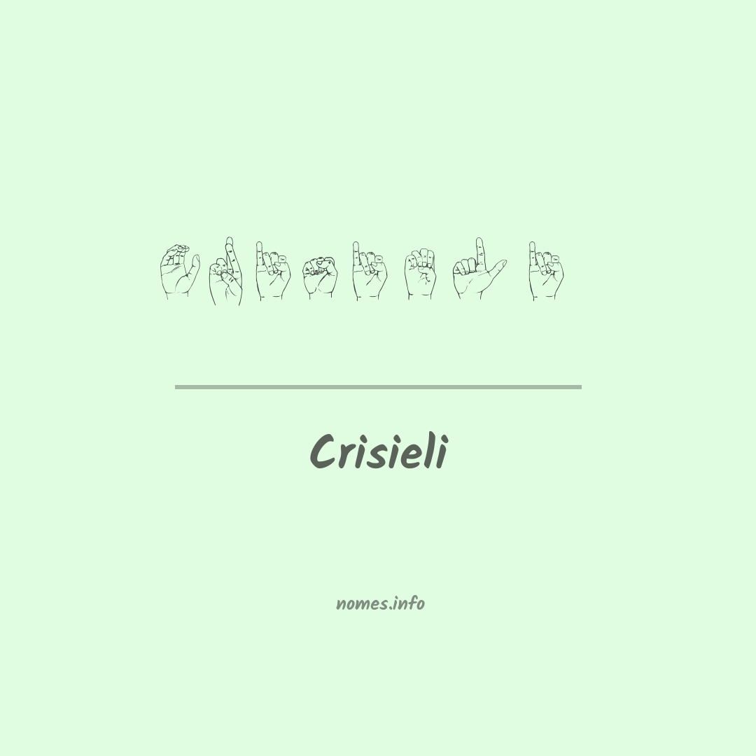 Crisieli em Libras