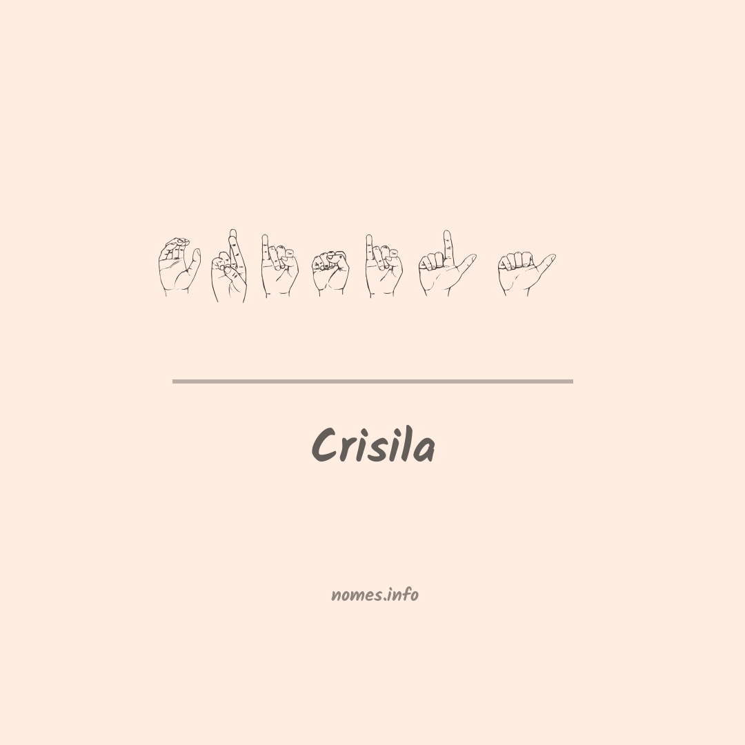 Crisila em Libras