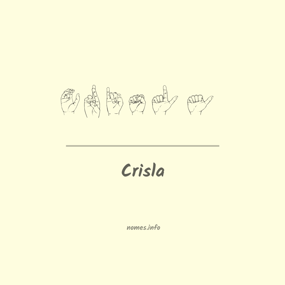 Crisla em Libras
