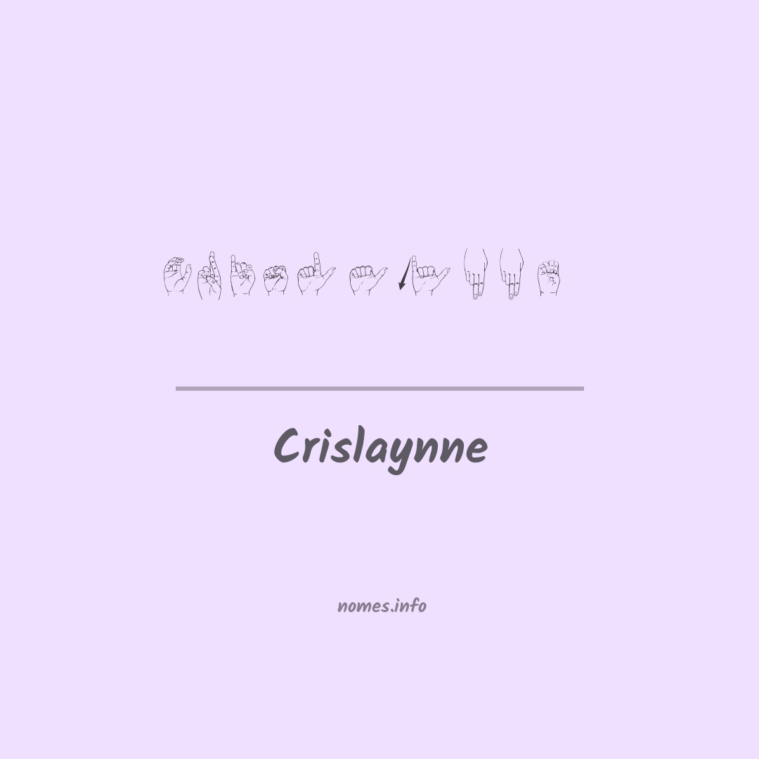 Crislaynne em Libras