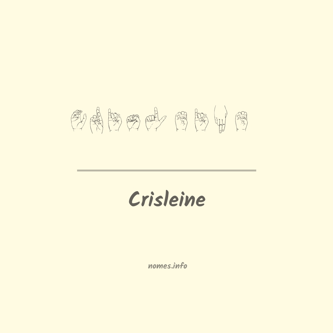 Crisleine em Libras