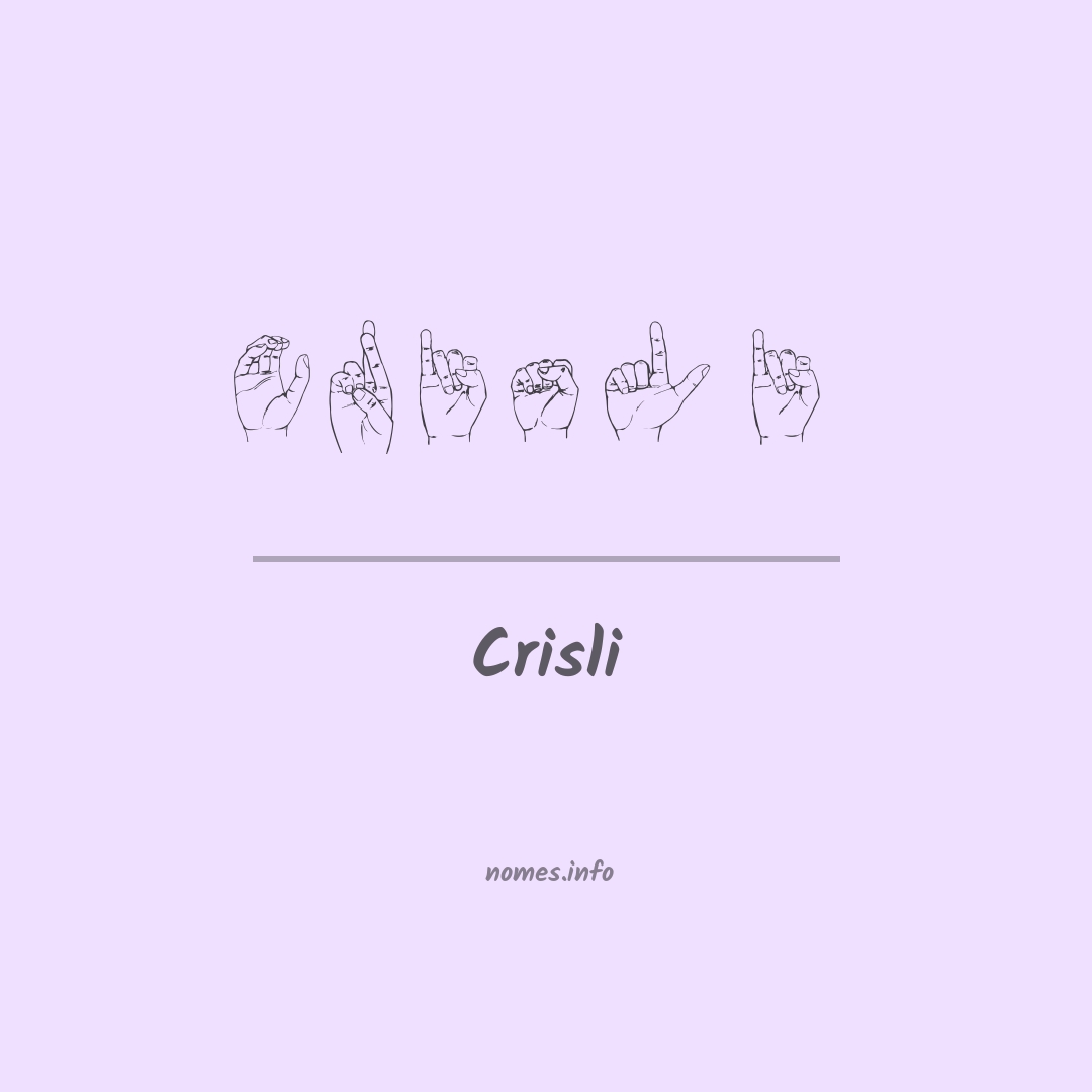 Crisli em Libras