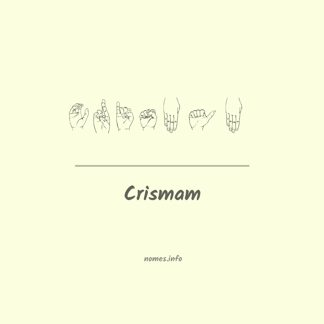 Crismam em Libras