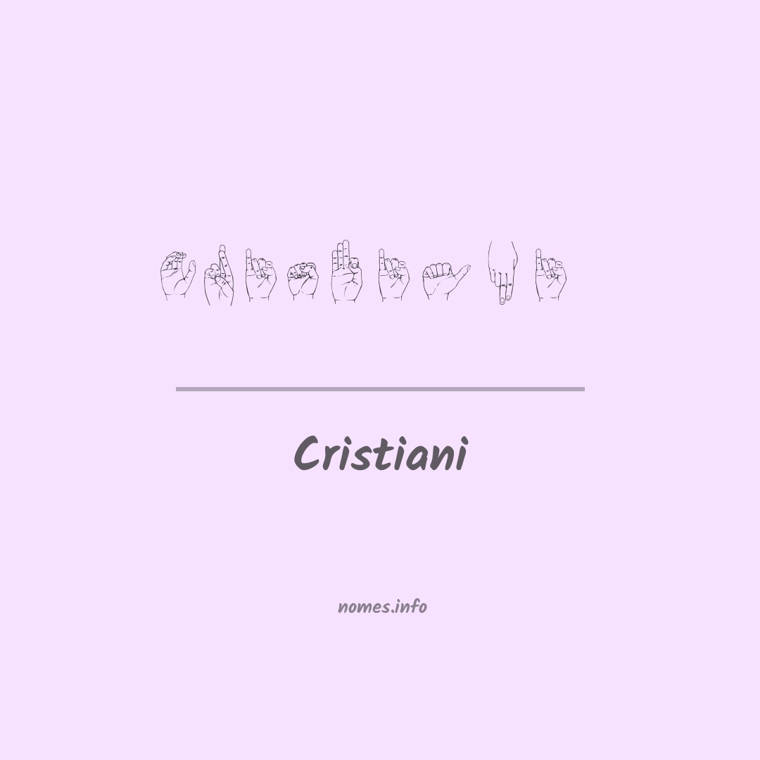 Cristiani em Libras