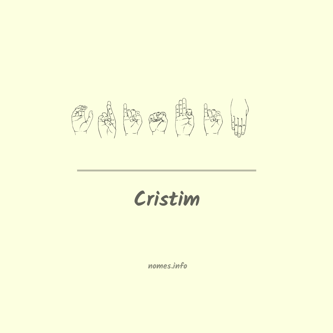 Cristim em Libras