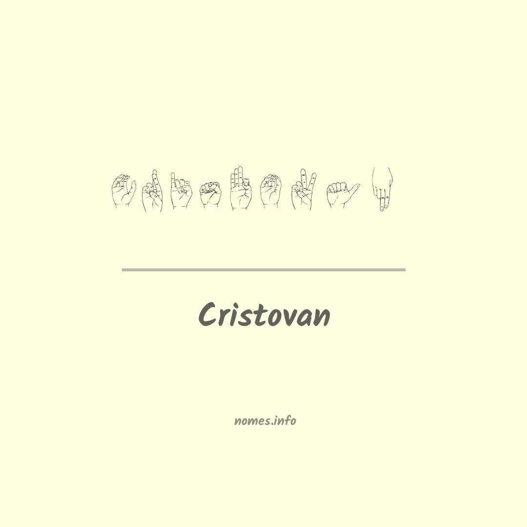 Cristovan em Libras