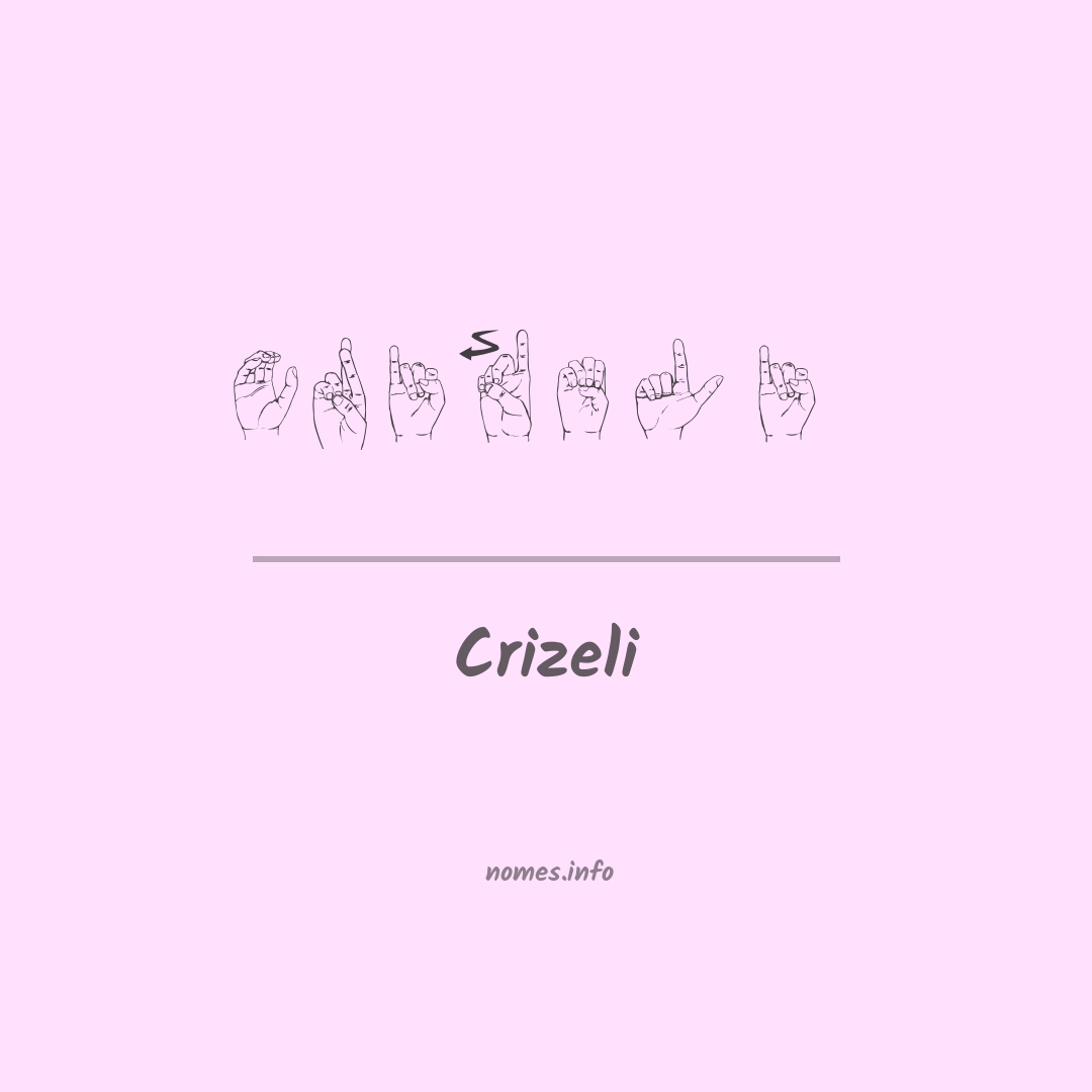 Crizeli em Libras
