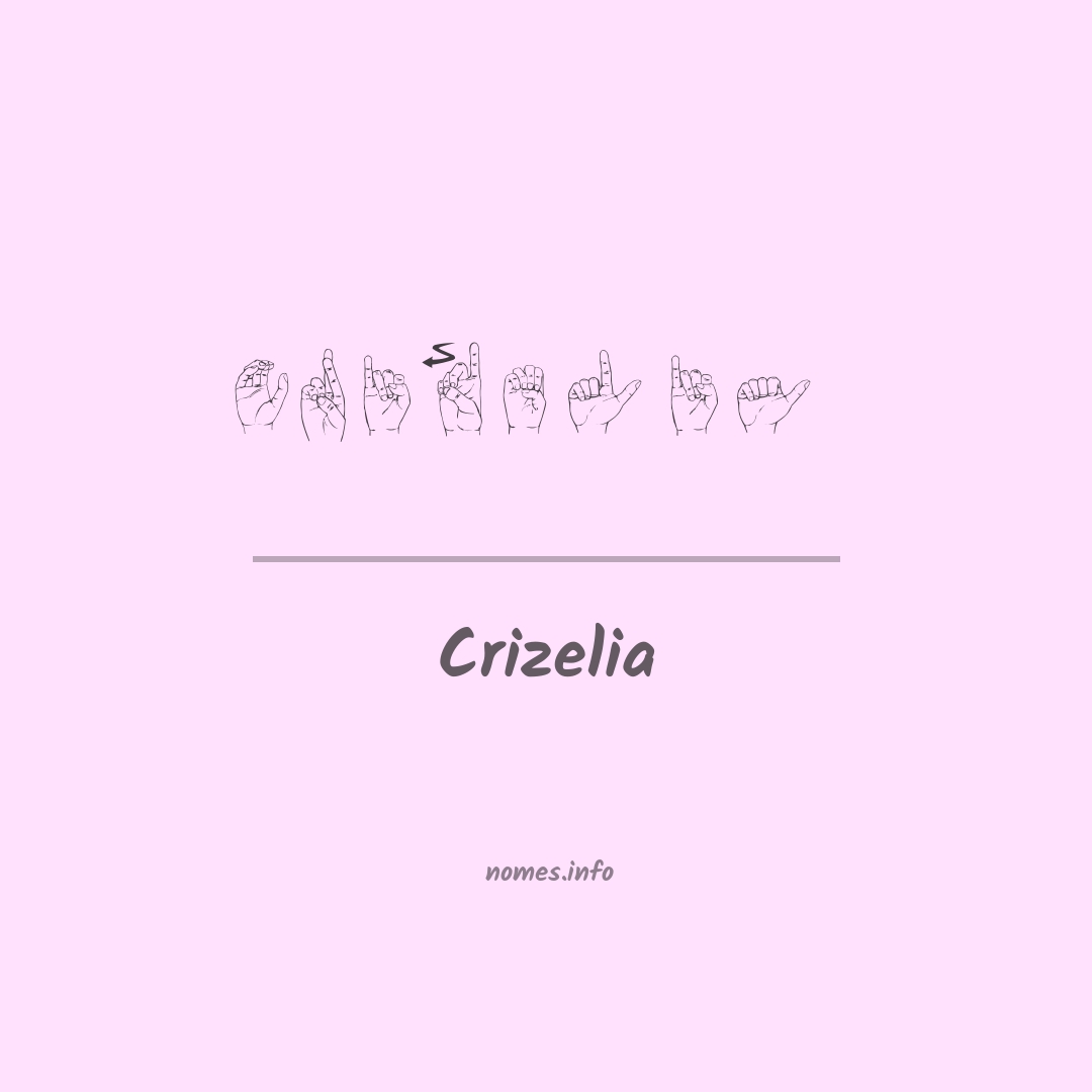 Crizelia em Libras