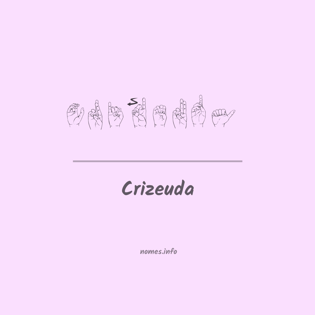 Crizeuda em Libras