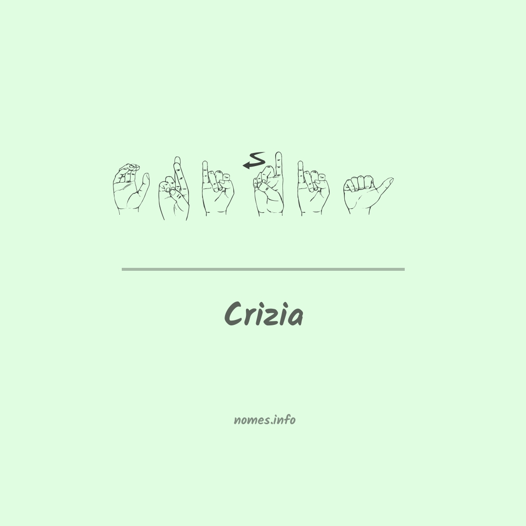 Crizia em Libras