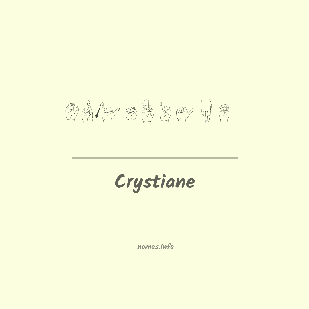 Crystiane em Libras