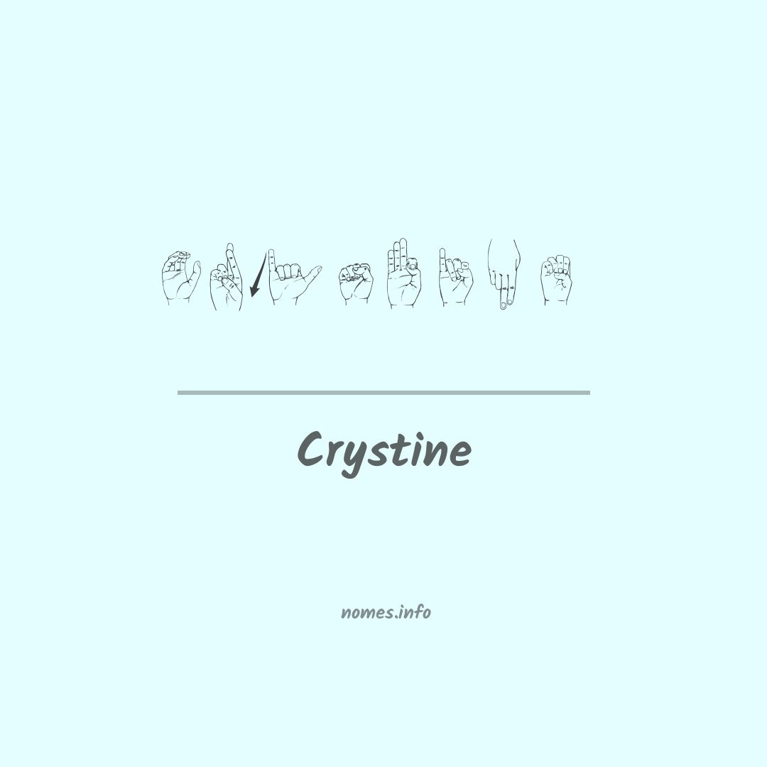 Crystine em Libras