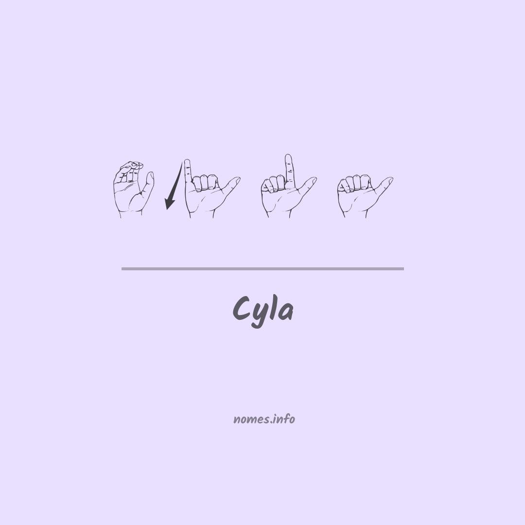 Cyla em Libras