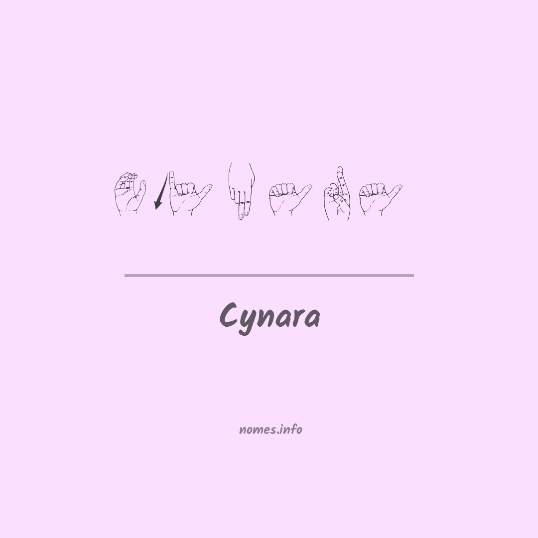 Cynara em Libras