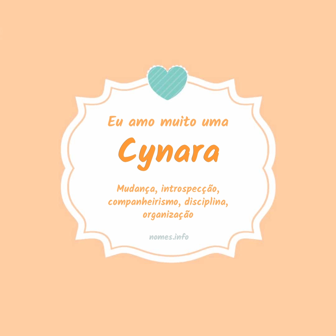 Eu amo muito Cynara