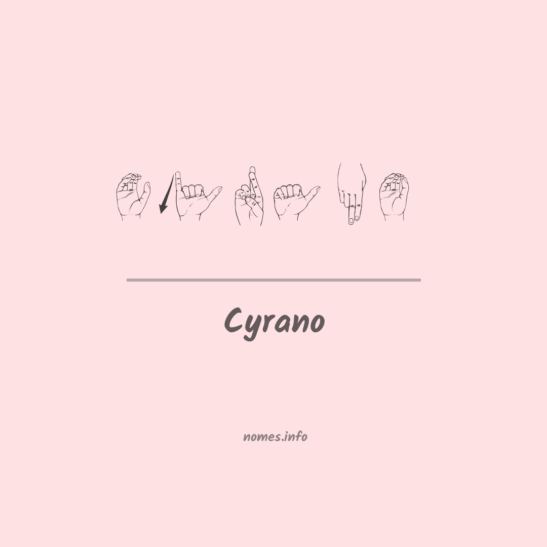 Cyrano em Libras Cyrano em Libras