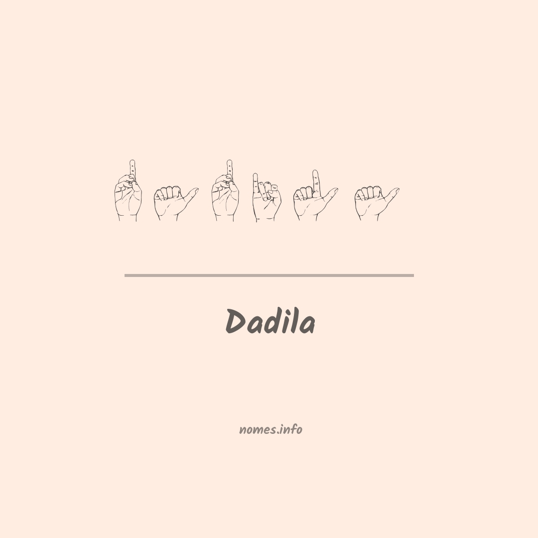 Dadila em Libras