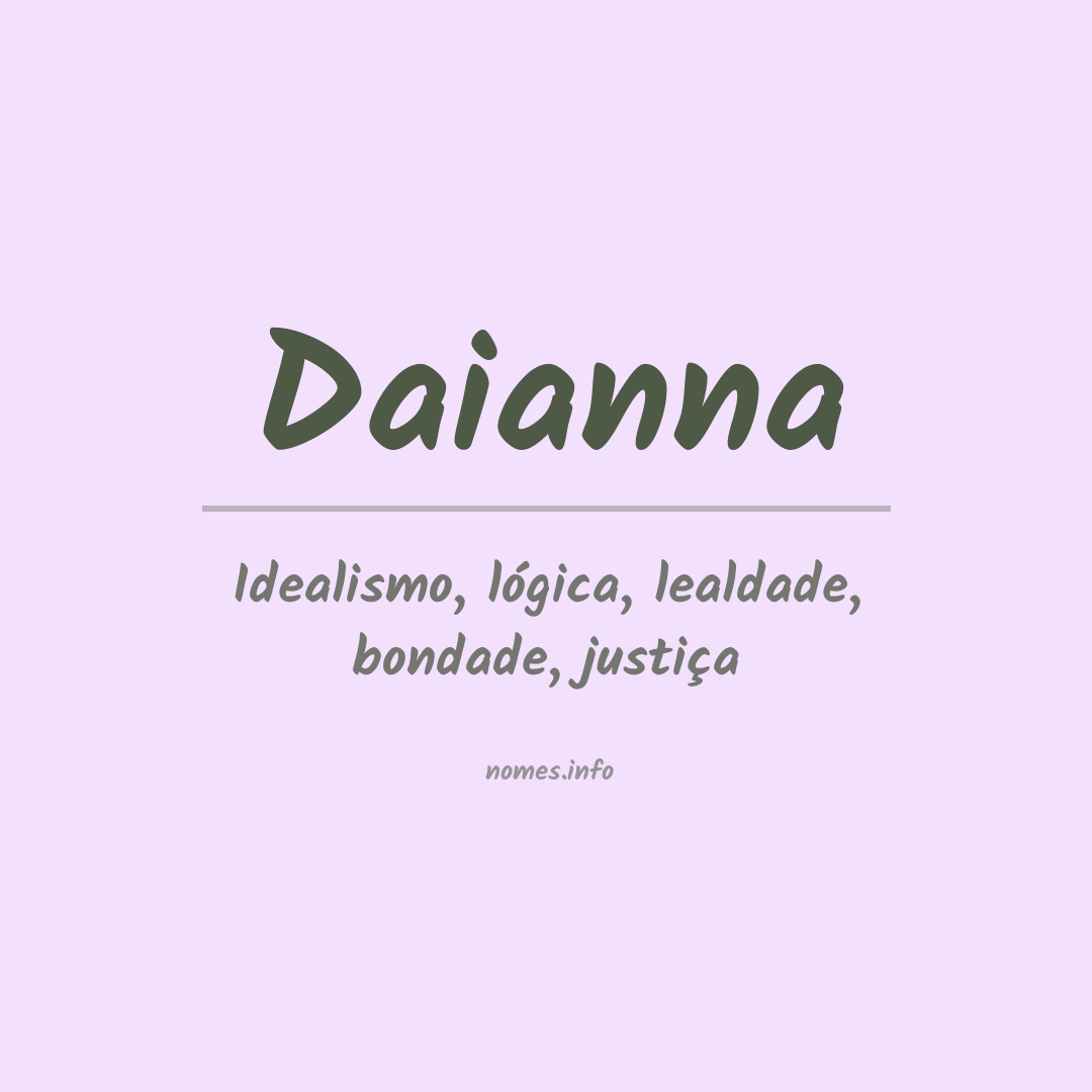 Significado do nome Daianna