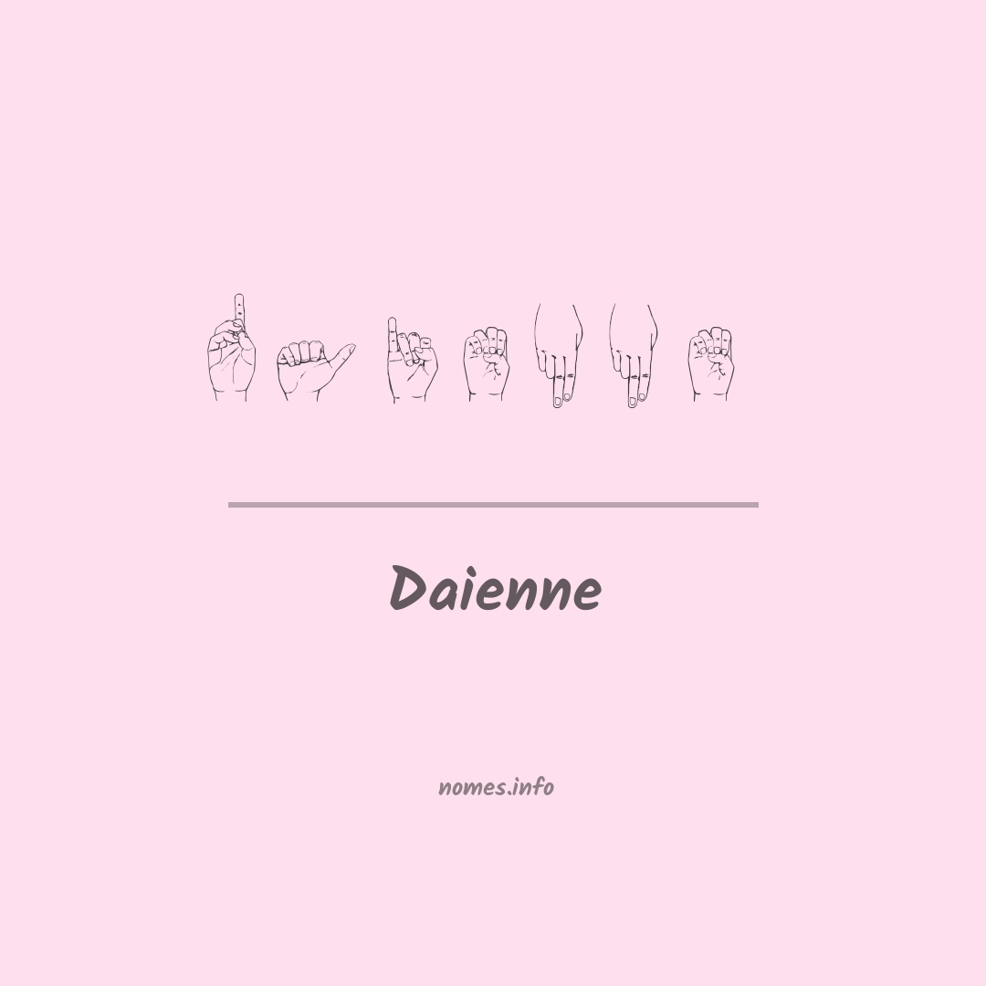 Daienne em Libras