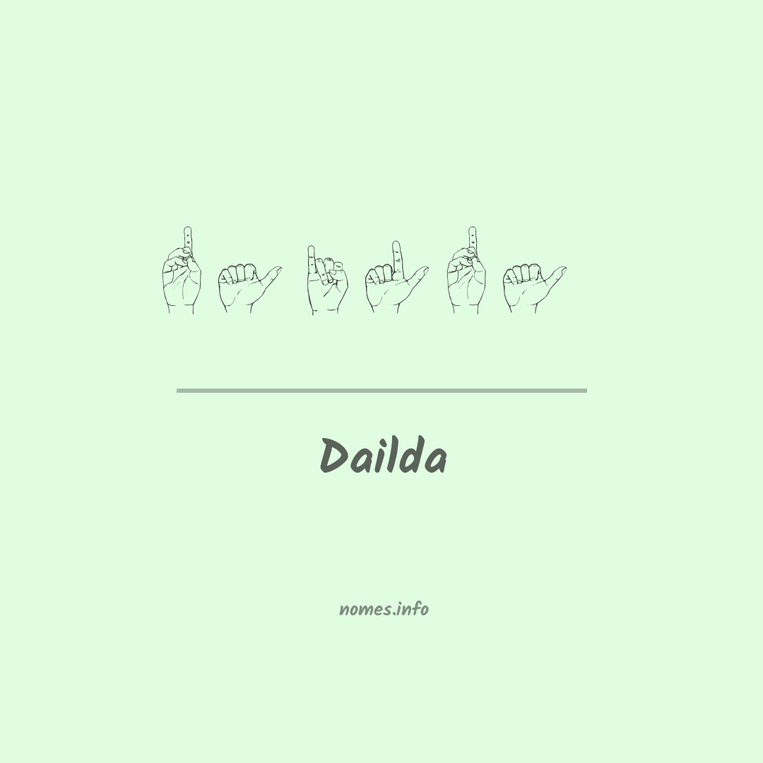 Dailda em Libras