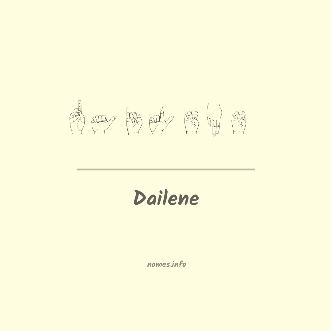 Dailene em Libras