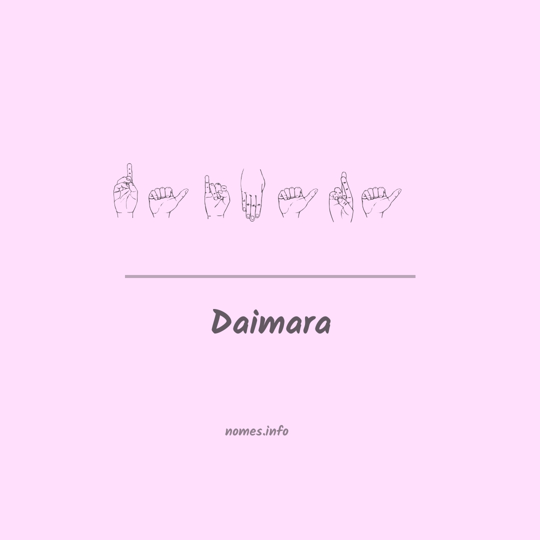 Daimara em Libras