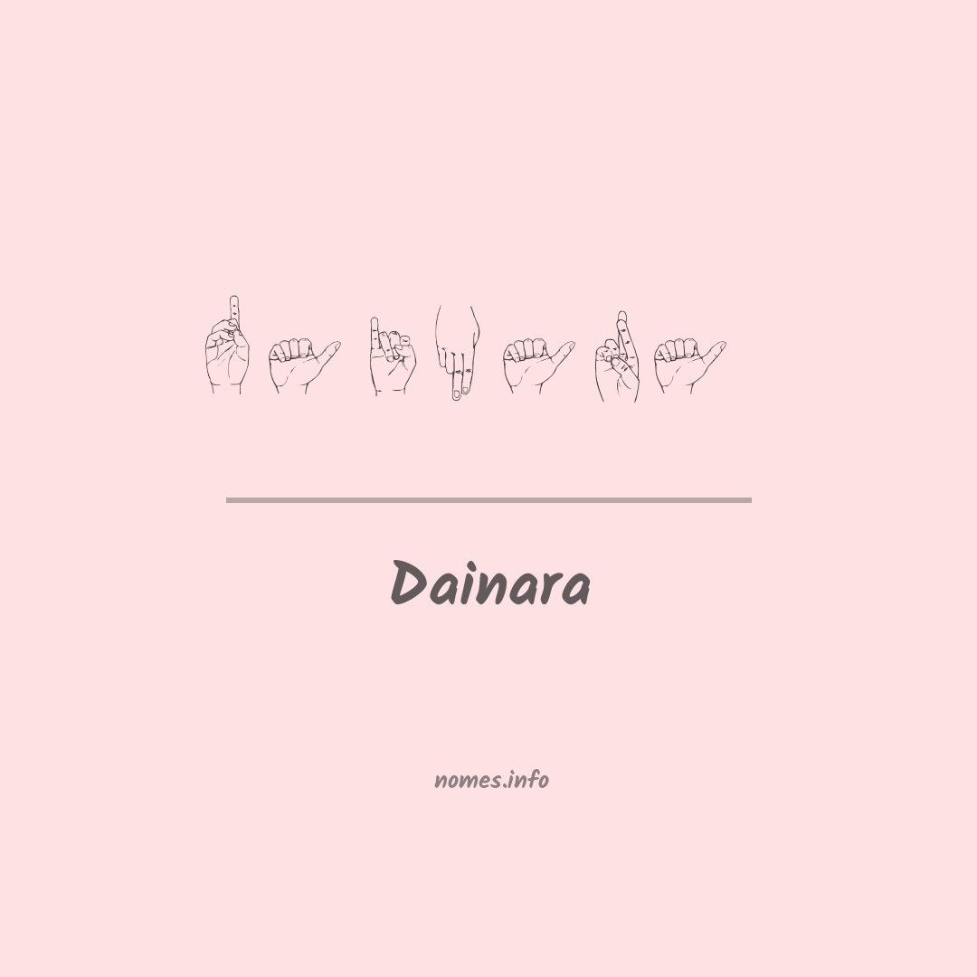 Dainara em Libras