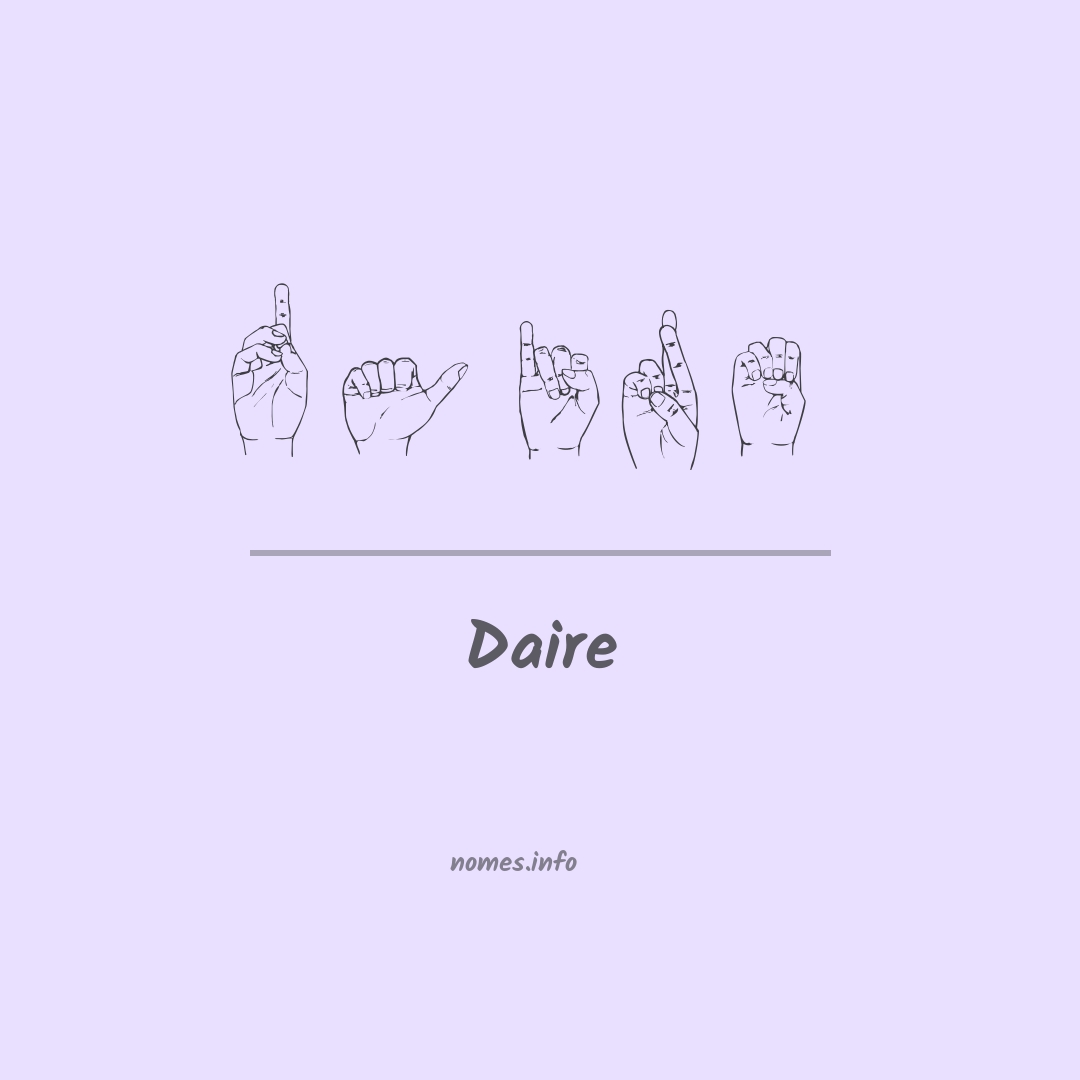 Daire em Libras