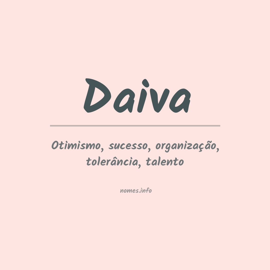 Significado do nome Daiva