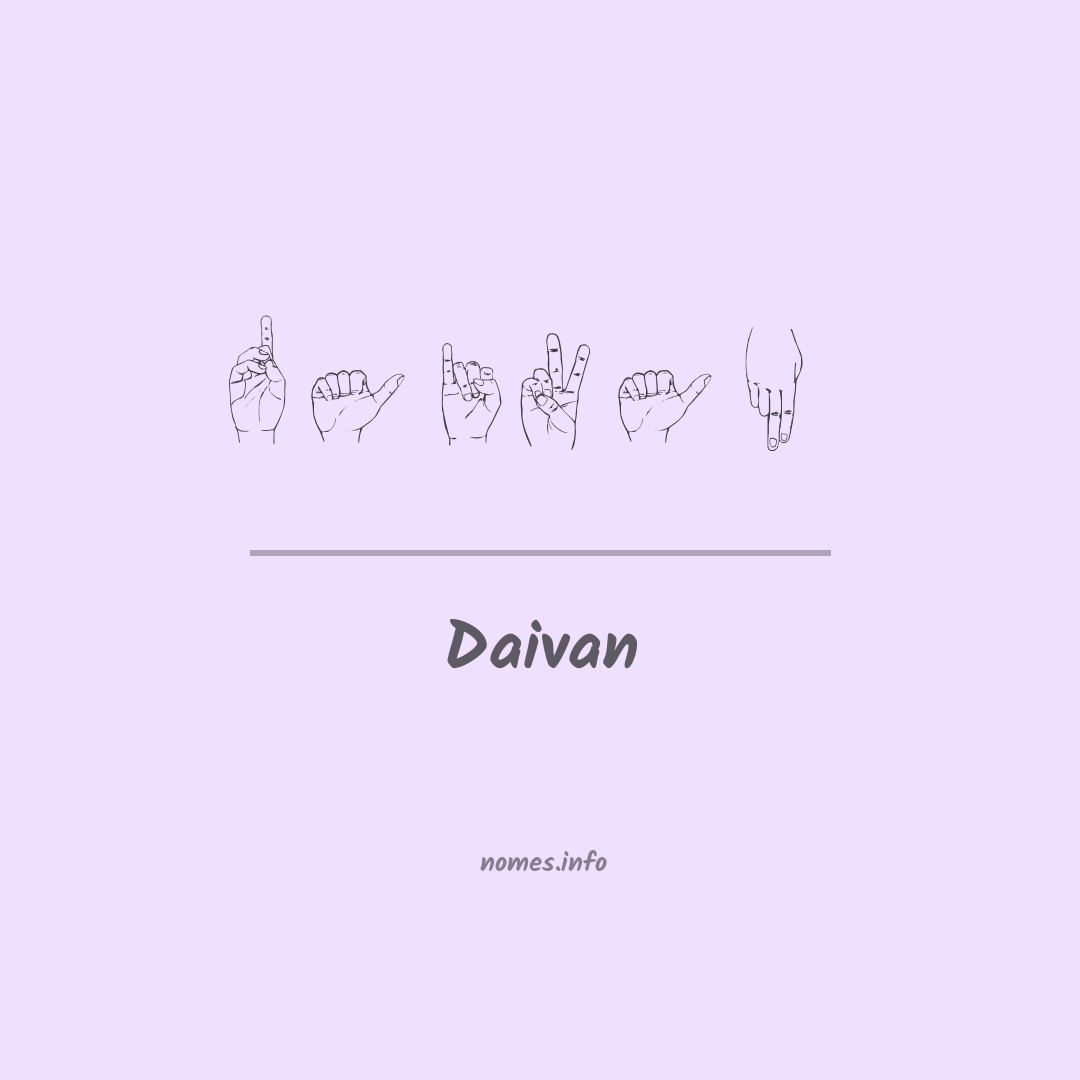 Daivan em Libras