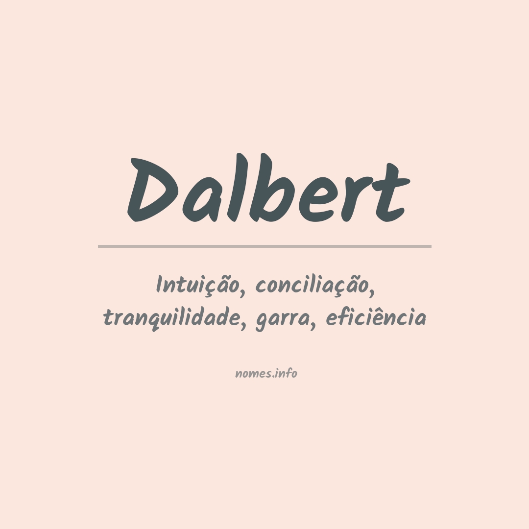 Significado do nome Dalbert