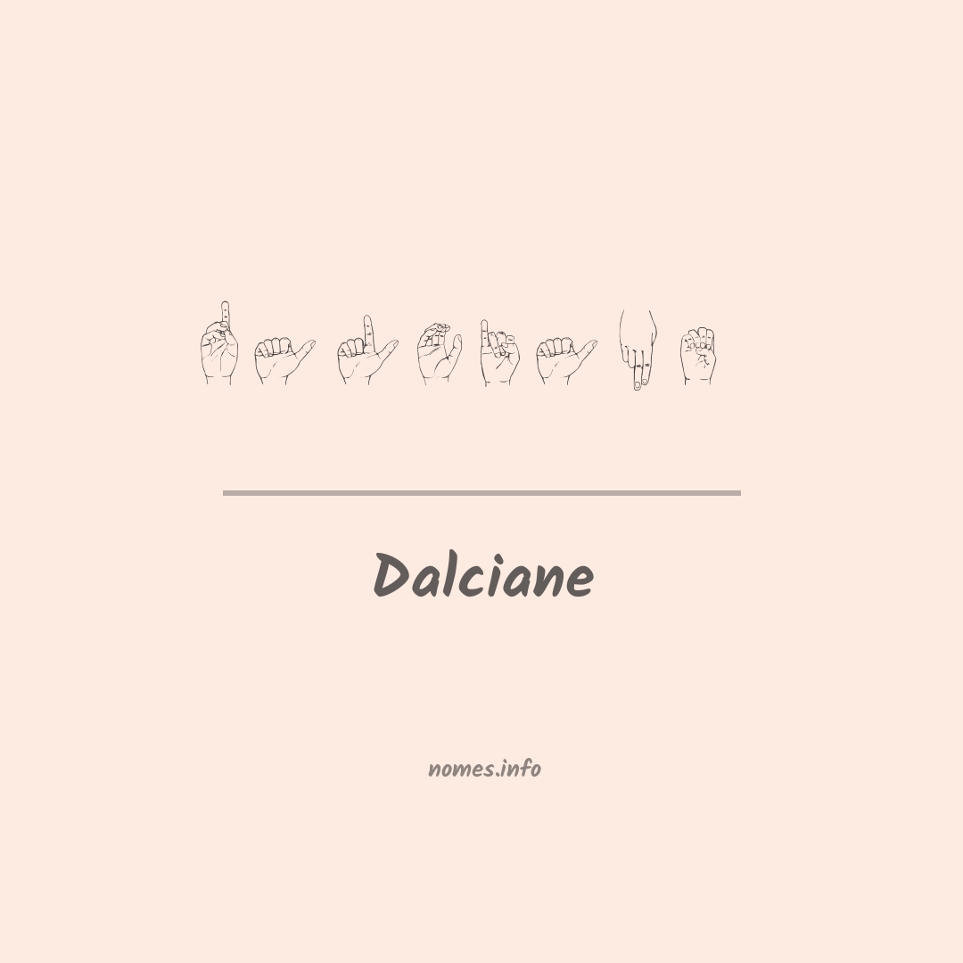 Dalciane em Libras