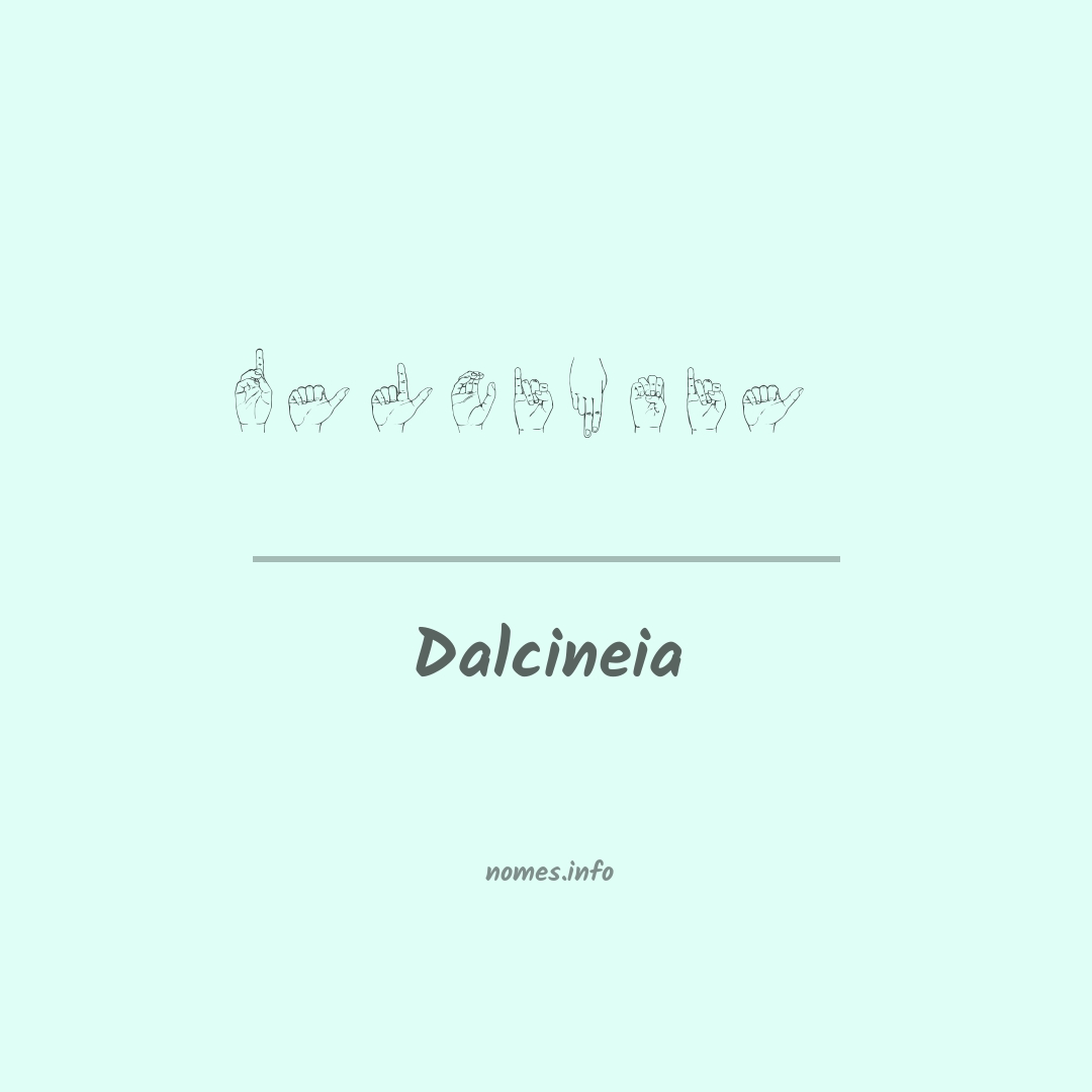 Dalcineia em Libras